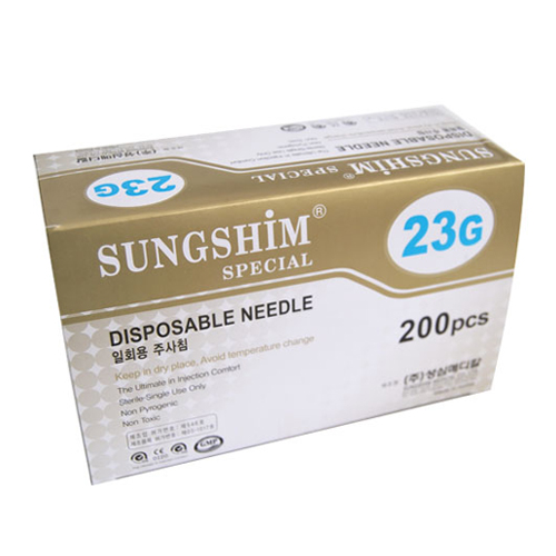 [성심]<br><big>주사기니들</big><br>23G60mm(200개)