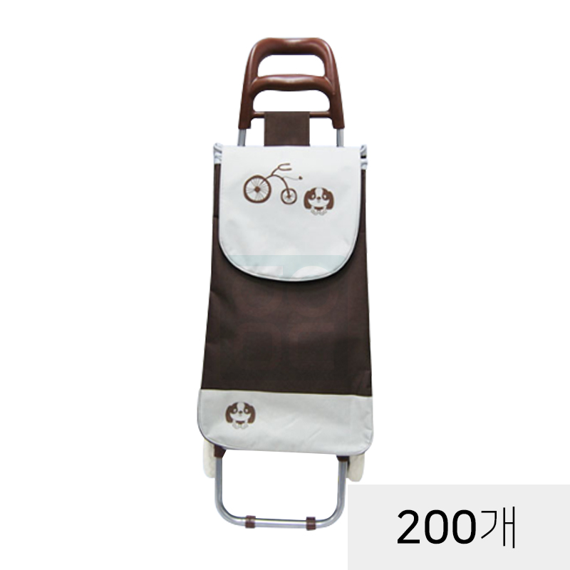 [3단카트]<br>강아지(브라운)<br>200개(인쇄비포함)