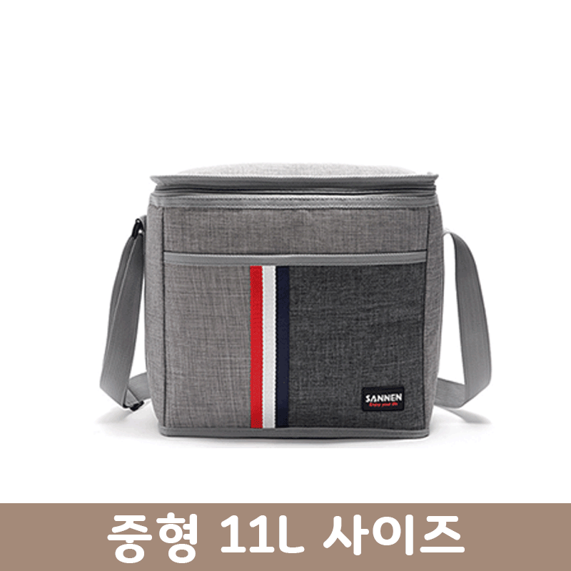 HE 사각보냉가방<br>11L 중형 <br>보냉팩 아이스 쿨링 쿨러백