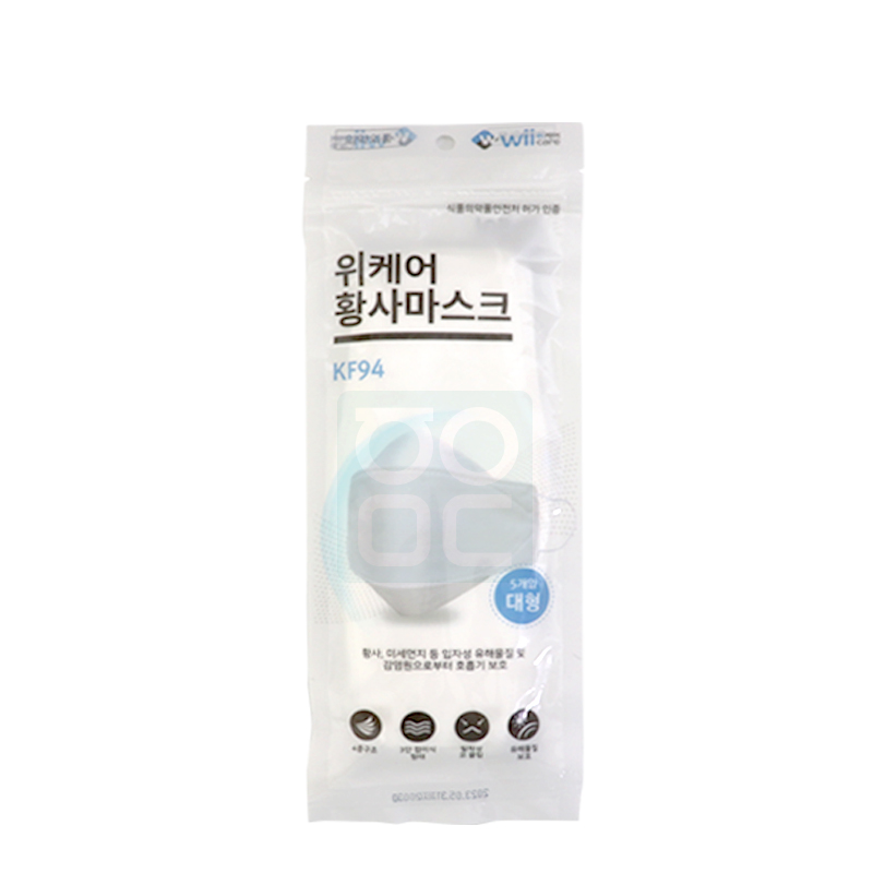 [의약외품]위케어<br>황사마스크KF94<br>1봉5매입