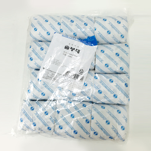 [대한]<br><big>솜붕대 3인치(12롤)</big><br>7.5x250cm