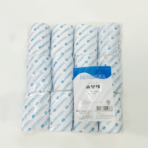 [대한]<br><big>솜붕대 4인치(12롤)</big><br>10x250cm