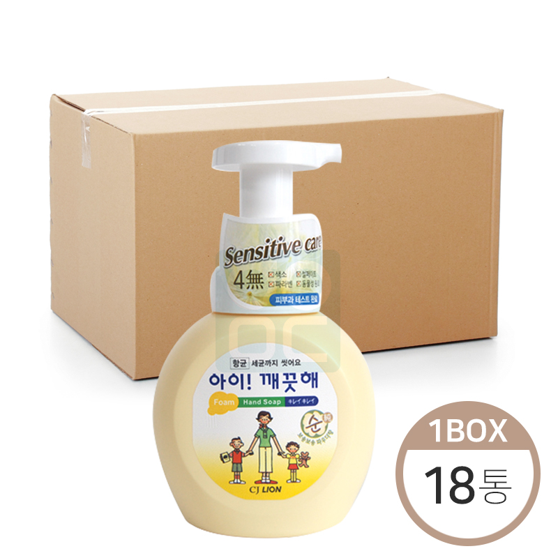 아이깨끗해-순<br>손세정제<br>18통(1박스)