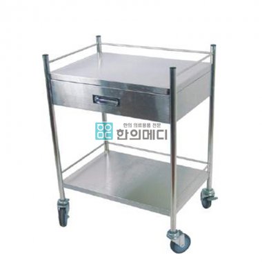 서랍형]스텐2단드레싱카트<br>IC-611