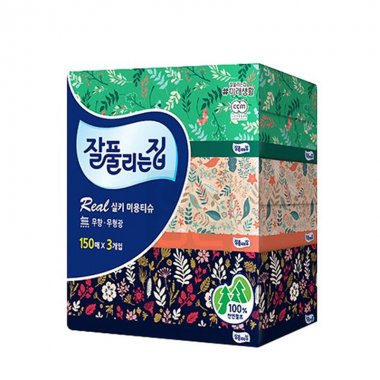 잘풀리는집 각티슈<br>150매×3입