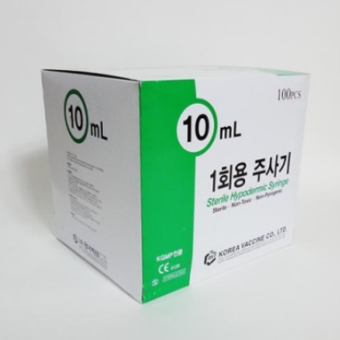 [한국백신]주사기 10ml<br>무침