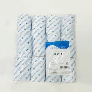 [대한]<br><big>솜붕대 4인치(12롤)</big><br>10x250cm