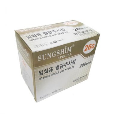[성심]<br><big>주사기니들</big><br>26G90mm(200개)
