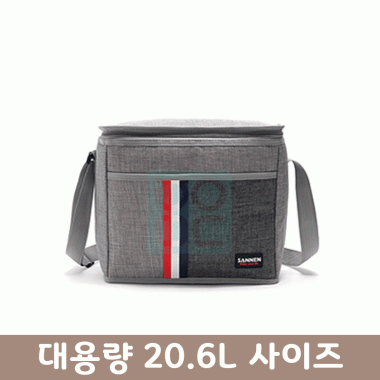 HE 사각보냉가방<br>20.6L 대형 <br>보냉팩 아이스 쿨링 쿨러백