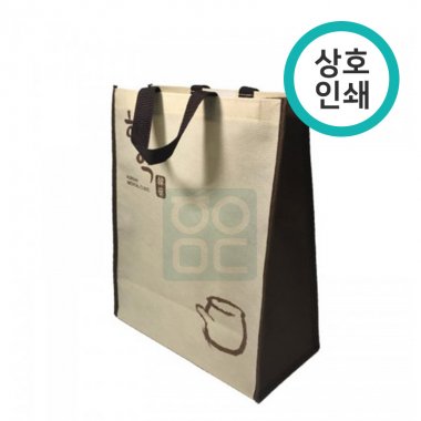 [부직포가방]<br>순백베이지 [상호인쇄]<br>300개