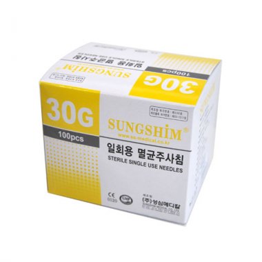 [성심]<br><big>주사기니들</big><br>30gx4mm