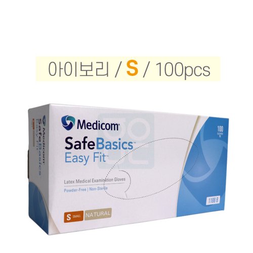 [메디컴]<br>세이프베이직 이지 핏 장갑<br>S / 100pcs