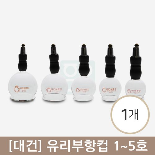 [대건]<br>유리부항컵5종<br>1개