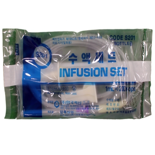 [한국백신]수액셋트<br>유침/201*23G 병용